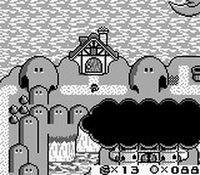 une photo d'Ã©cran de Super Mario Land 2 sur Nintendo Game Boy